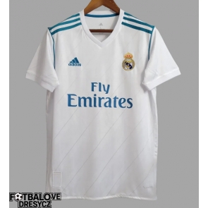 Real Madrid 2017-2018 Retro Domácí Dres Krátký Rukáv Real Madrid 2017-2018 Retro Domácí Dres Krátký Rukáv
